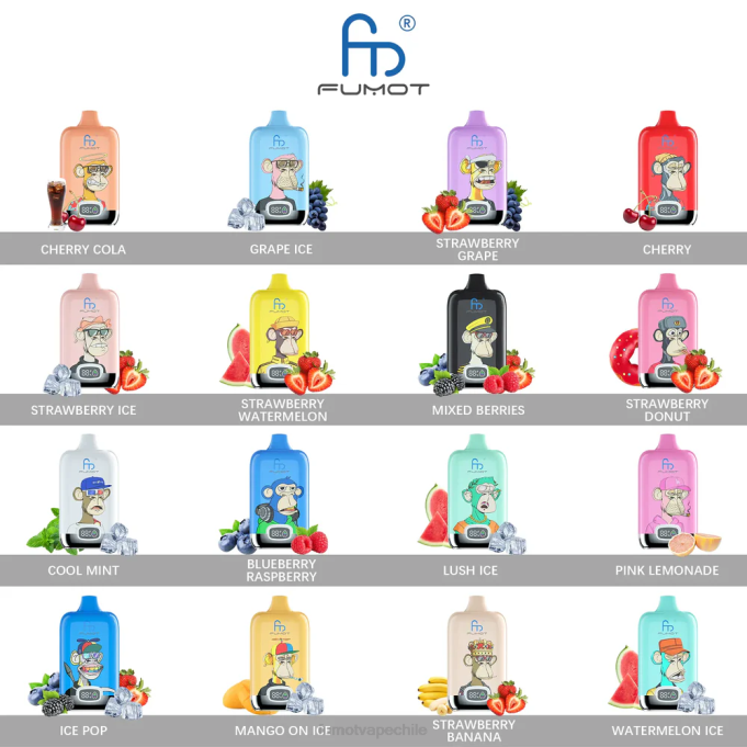 Fumot Digital Box 12000 vapeador desechable de 20 ml - (1 pieza) 408J135 | Fumot Cigarette amor 66