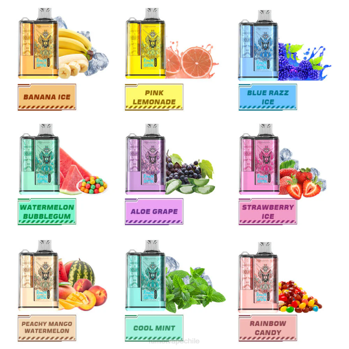 Fumot Crystal 12000 caja de vapeo desechable - 20ml (1 pieza) 408J259 | Fumot Flavors chicle de arándanos