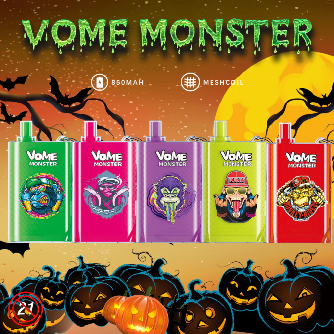 Fumot Vome Monster Dispositivo de vapeo desechable 10000 - 20 ml (1 pieza) 408J437 | Fumot Tech sandia fresa