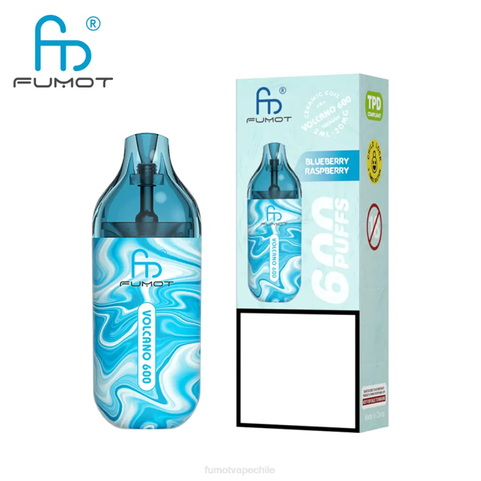 Fumot Volcano Vape desechable compatible con 600 tpd - 2 ml (juego de 3 piezas) 408J300 | Fumot Vape Flavors sandia fresa