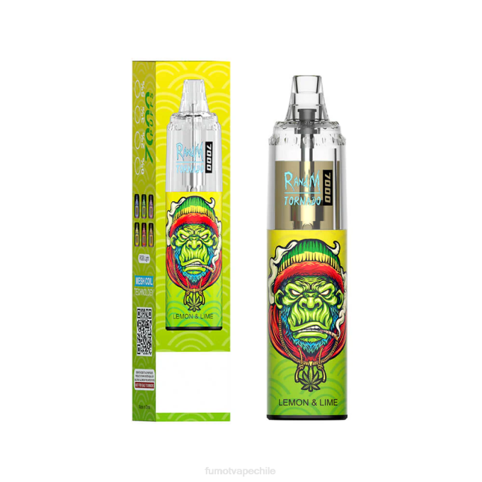 Fumot Tornado Pluma vaporizador desechable 7000 de 14 ml (1 pieza) 408J58 | Fumot Factory limonada de bayas