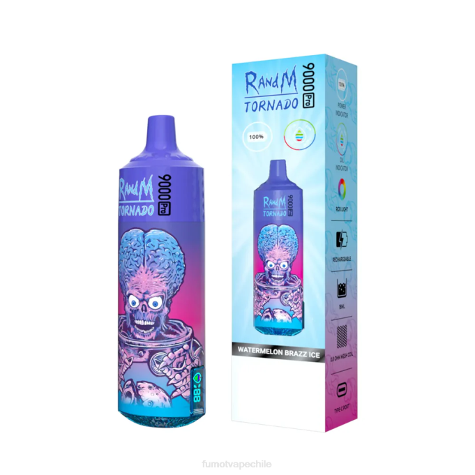 Fumot Tornado Vape desechable 9000 pro - 18 ml (1 pieza) 408J205 | Fumot Cigarette arándano cereza arándano