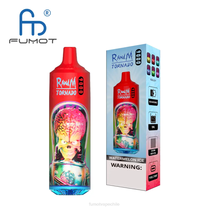 Fumot Tornado bolígrafo vapeador desechable 9000 - 18ml (1 pieza) 408J39 | Fumot Flavors arándano frambuesa agria