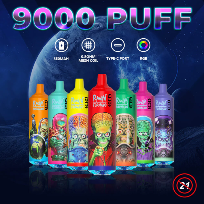 Fumot Tornado bolígrafo vapeador desechable 9000 - 18ml (1 pieza) 408J45 | Fumot Cigarette chicle de fresa sandía